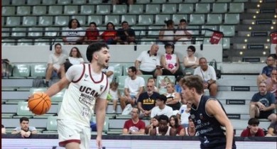 El equipo sub 22 del UCAM Murcia CB arranca el curso arrasando al Biibao Basket (95-66)