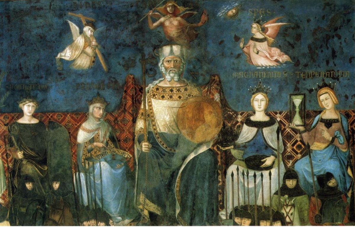 Alegoria del Bon i el Mal Govern (1338-1339). Ambrogio Lorenzetti.