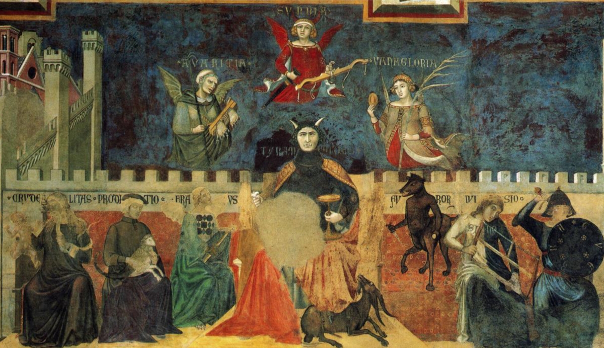 Alegoria del Bon i el Mal Govern (1338-1339). Ambrogio Lorenzetti.