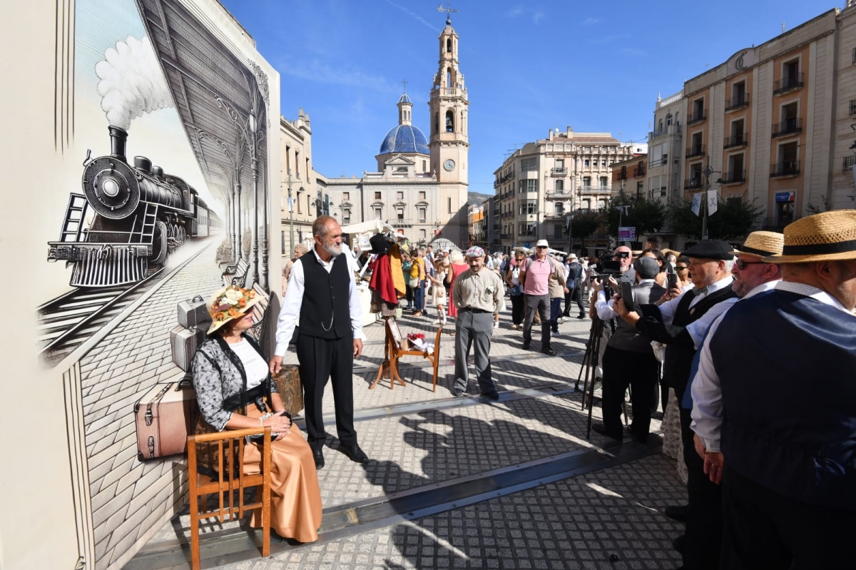 Ambiente en el Centro de Alcoy.
