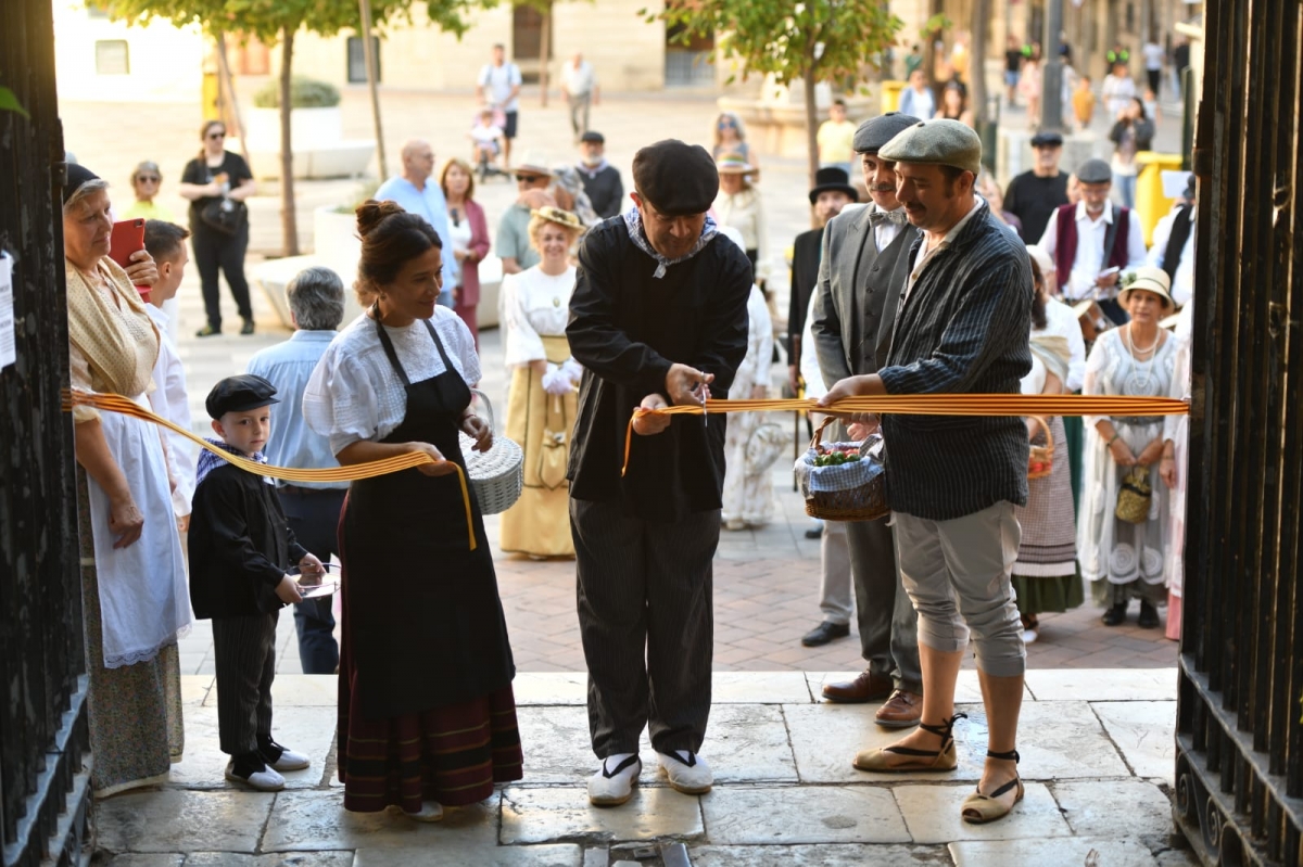 Inauguración de la Feria en el parque de La Glorieta.