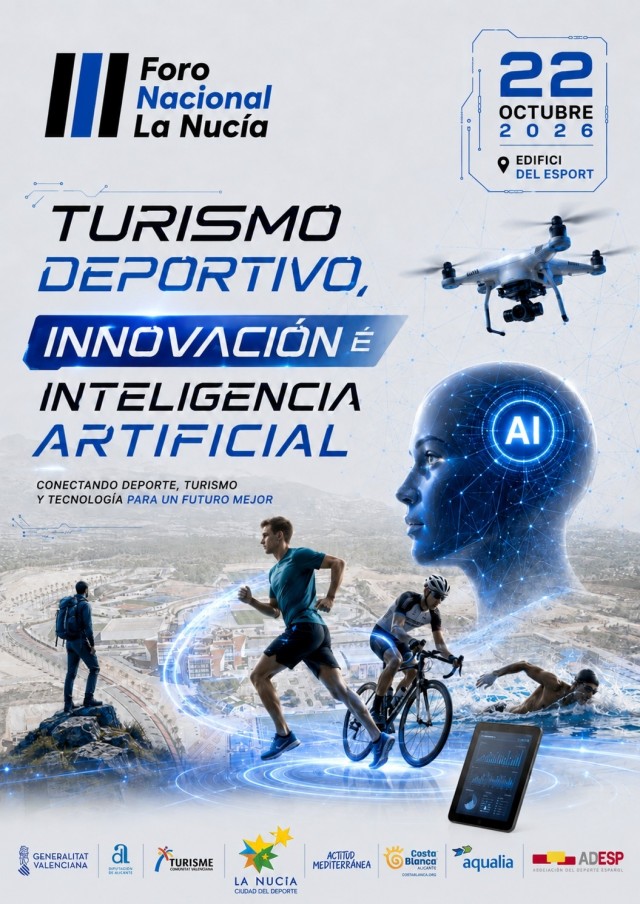 La Nucía acogerá un foro Turismo Deportivo, Innovación e IA el 22 de octubre