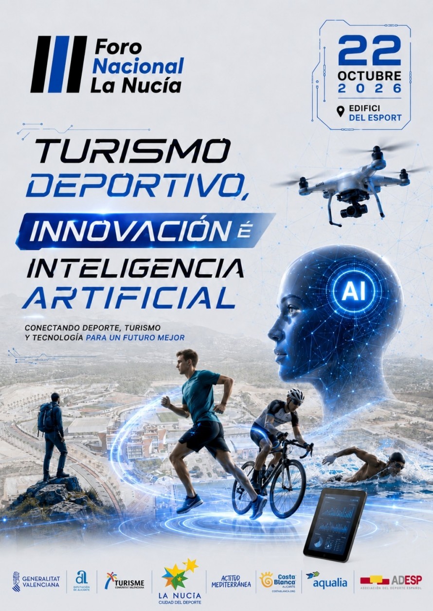 La Nucía acogerá un foro Turismo Deportivo, Innovación e IA el 22 de octubre