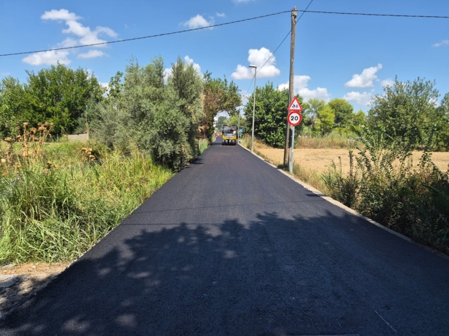 El Barrio del Progreso renueva 2.200 m2 de carreteras con una inversión de 40.452 euros
