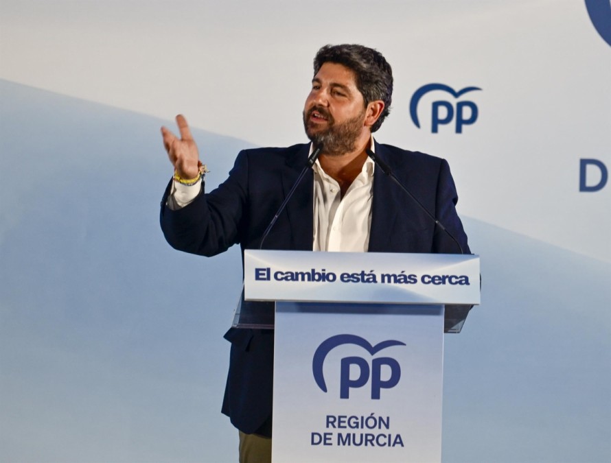 Miras renovará su puesto como líder del PP en la Región de Murcia el próximo 14 de noviembre