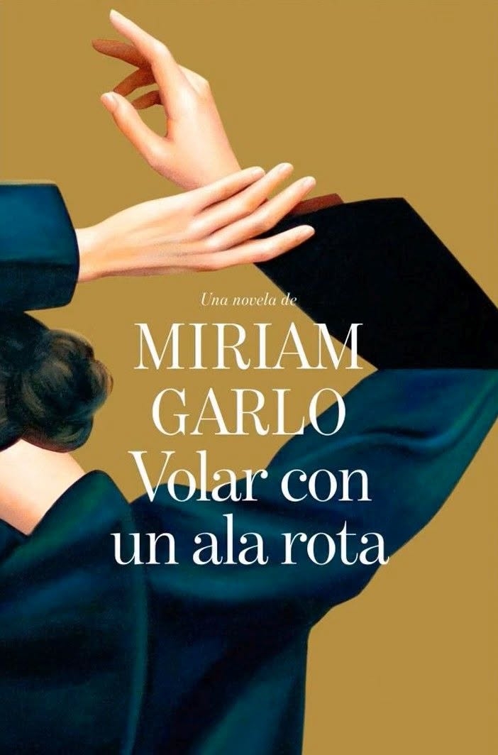 Libro Volar con un ala rota, de Miriam Garlo