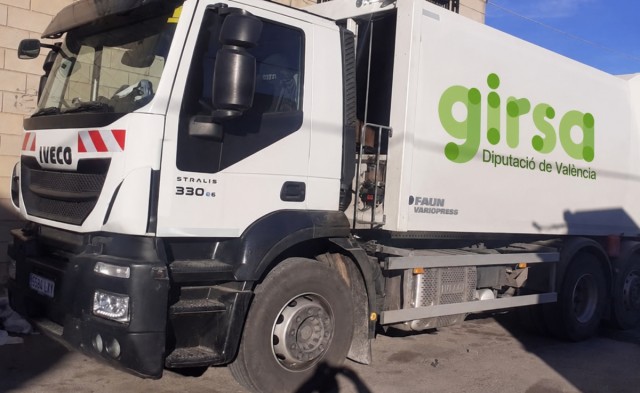 Girsa renueva por dos años el servicio de recogida de residuos urbanos de Ayora