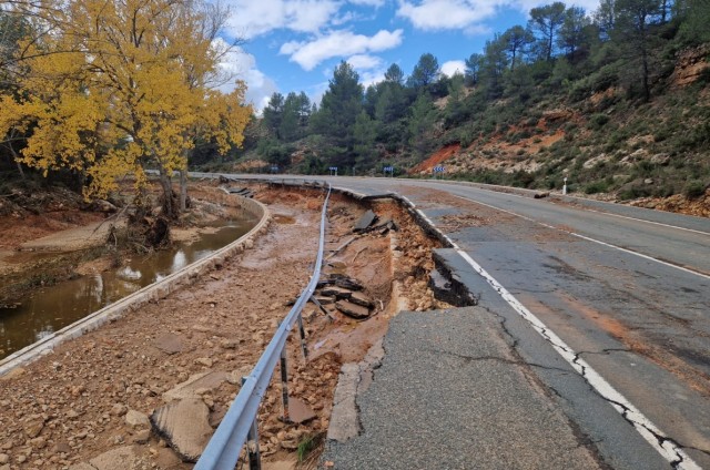 La Generalitat finalizará la reconstrucción de la última carretera arrasada por la Dana en octubre