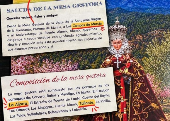 MC critica que la peregrinación de la Fuensanta utilice el nombre 