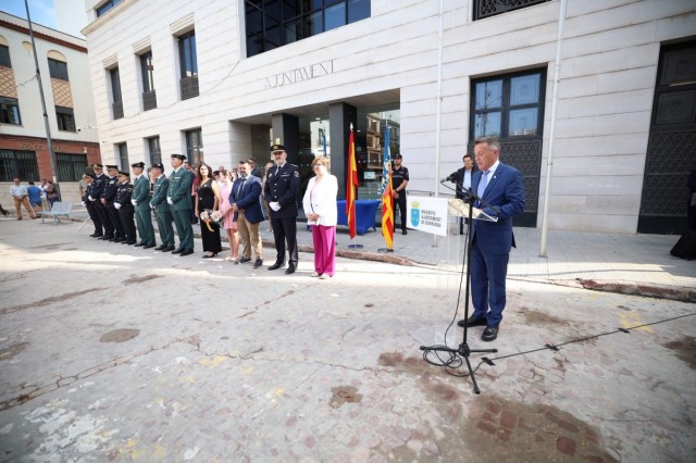 La Policía Local de Burriana vive su día grande y celebra los actos de su patrón San Miguel Arcángel