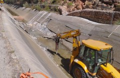 Cortado hasta 2027 el suministro de agua del Trasvase Tajo-Segura por dos roturas del canal