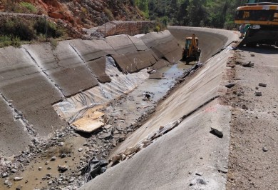 Los regantes del Segura temen que no llegue el agua del Trasvase por el retraso de la reparación de las dos averías