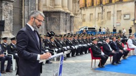 Lucas anuncia un refuerzo de 67 nuevos agentes de la Policía Nacional para Murcia, Cartagena, Lorca, Molina y Alcantarilla