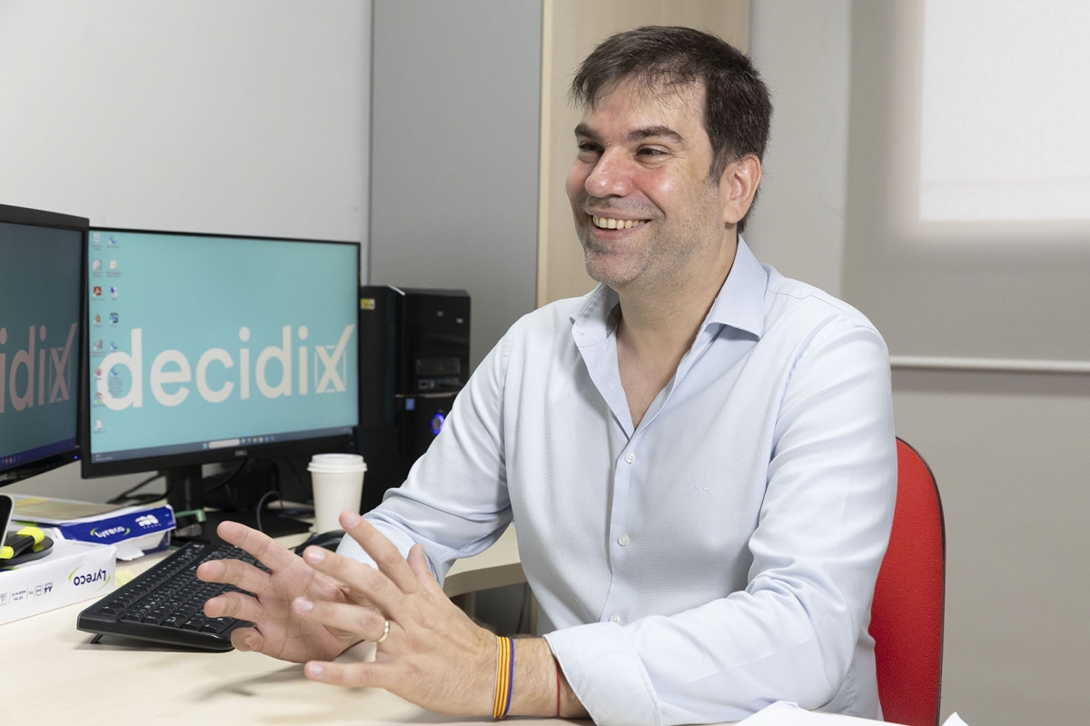 El Secretario Federal de Decidix, Joan Carles Puchalt. - Foto: MARGA FERRER El Secretario Federal de Decidix, Joan Carles Puchalt.