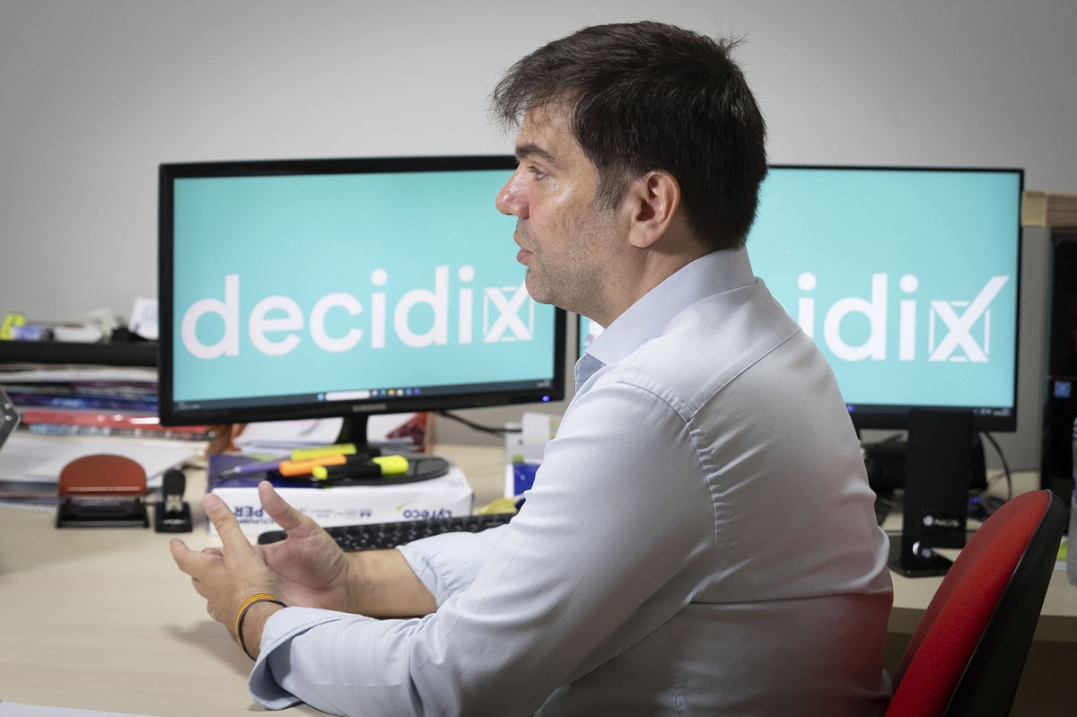 El Secretario Federal de Decidix, Joan Carles Puchalt. - Foto: MARGA FERRER El Secretario Federal de Decidix, Joan Carles Puchalt.