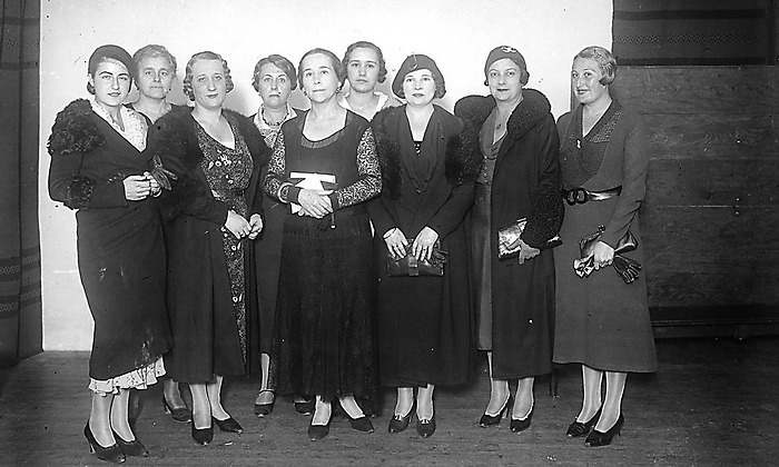 Exposición Lyceum Club Femenino en el AGRM.