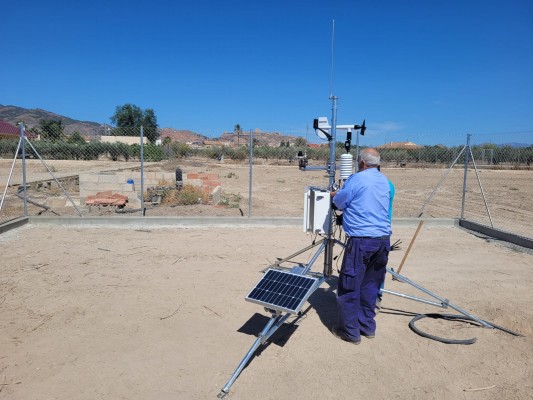 La red de estaciones agrometeorológicas de la Región alcanza las 55 con la puesta en marcha de una nueva en Lorca