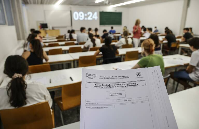 Más de 4.700 estudiantes se examinan desde el martes en la convocatoria de julio de la PAU
