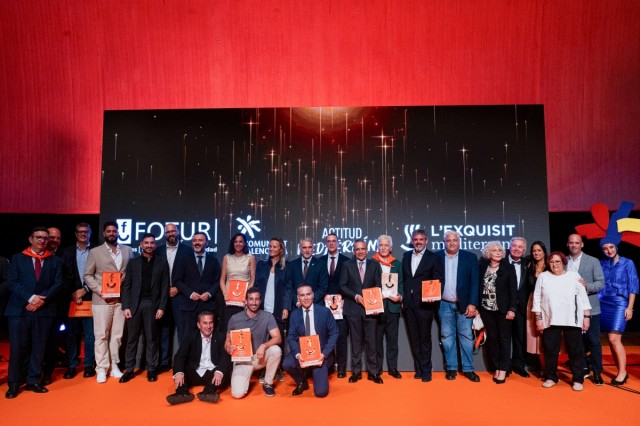 Fotur reúne a la mayor convocatoria del sector turístico valenciano en su Gala Aniversario y IV Edición Premios Turismo
