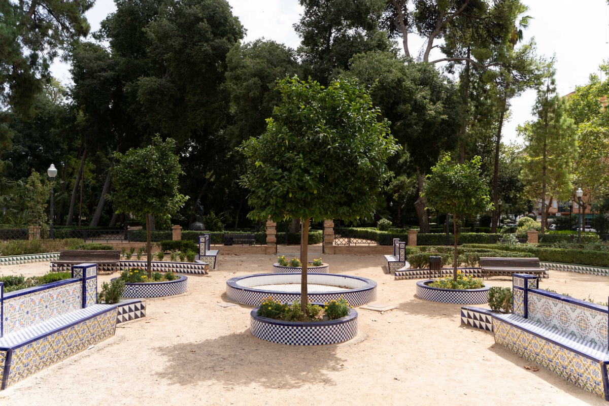 El parque Ribalta forma un conjunto histórico declarado Bien de Interés Cultural (BIC) en 1981.