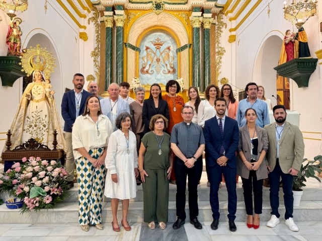 La imagen de la Virgen del Rosario regresa restaurada a Puerto Lumbreras a tiempo para las fiestas patronales
