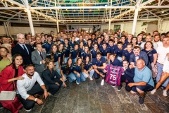 La Delegación de Peñas del Levante celebra su 75 aniversario arropado por peñistas y club