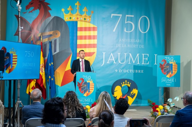 Mompó reivindica el legado de Jaume I y el orgullo valenciano en la programación de la Diputación para el 9 d'Octubre