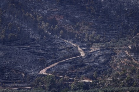 Detenido el supuesto autor del incendio forestal de Tuéjar que quemó 850 hectáreas