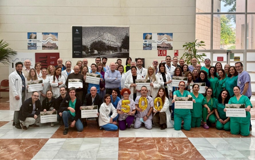 El Hospital Doctor Balmis de Alicante alcanza los 500 trasplantes hepáticos