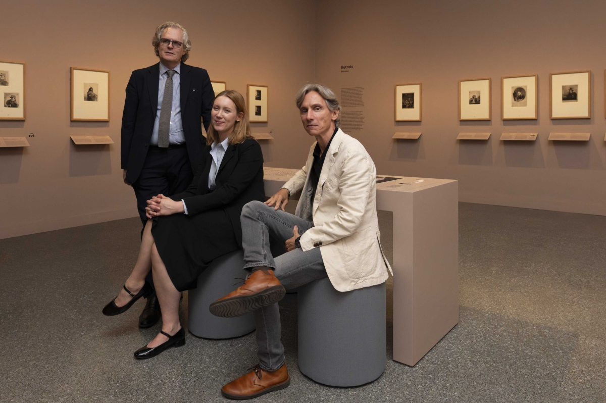 Hugo Champan, Olenka Horbatsch y Álvaro Borrás.
