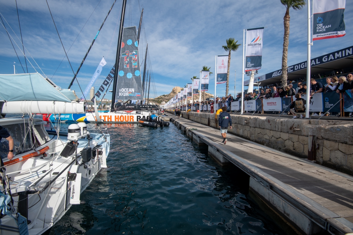 La salida de The Ocean Race desde Alicante en 2023.