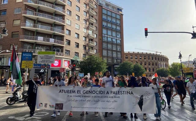 Una protesta en València contra el 