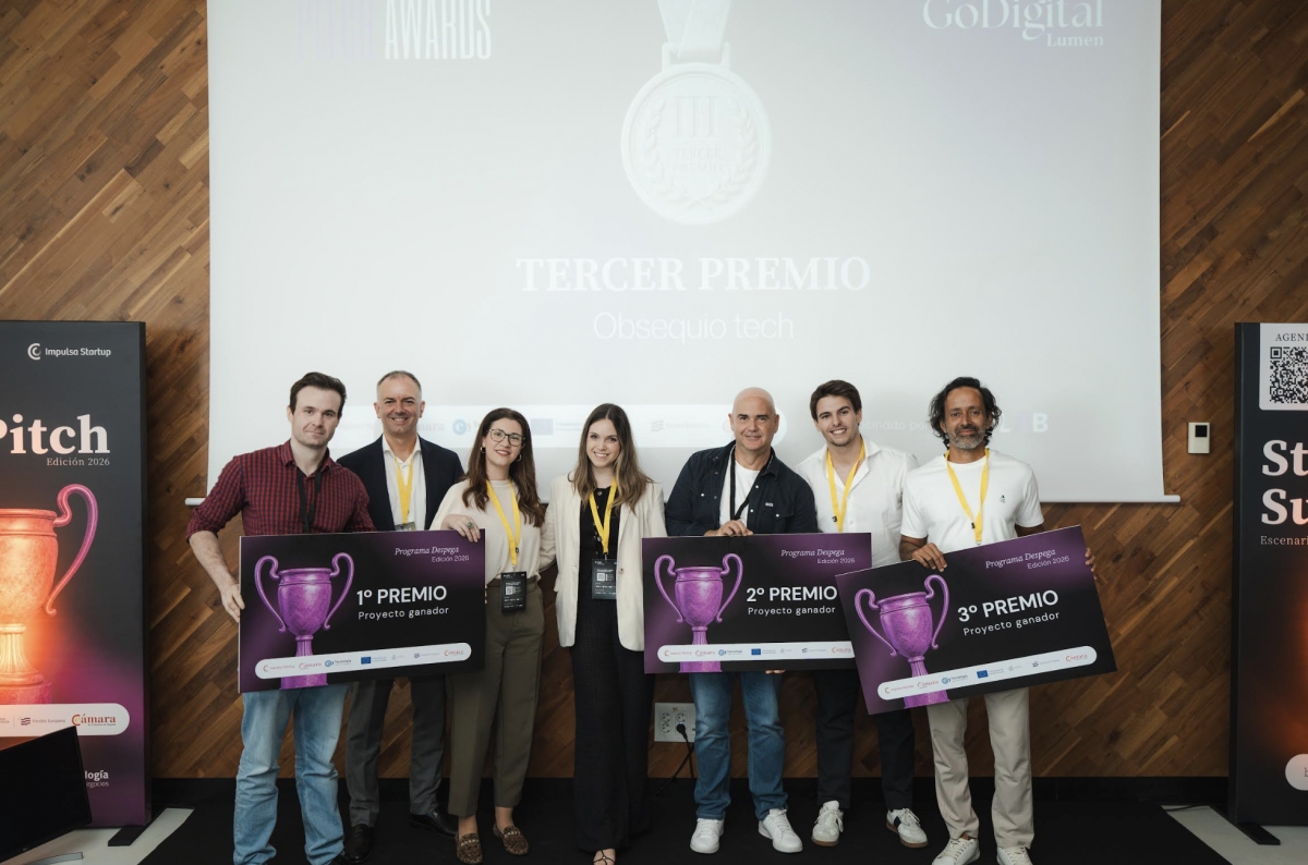 Premiados del concurso de startups GoPitch, celebrado durante GoDigital 2026