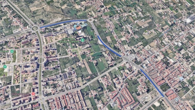 Renuevan 1,6 kilómetros de la avenida Reino de Murcia con trabajos nocturnos