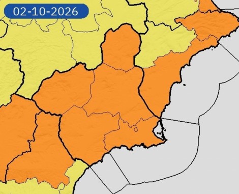 Toda la Región entra en alerta naranja por lluvias y tormentas