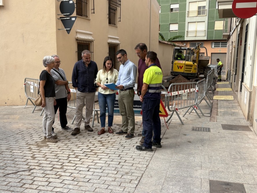 La Vall d'Uixó renueva la calle Racó Rambla y la red de aguas con Facsa: 305.000 euros de inversión