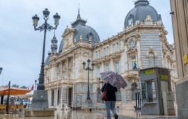 La Aemet eleva a rojo la alerta por lluvias en el Campo de Cartagena y Mazarrón