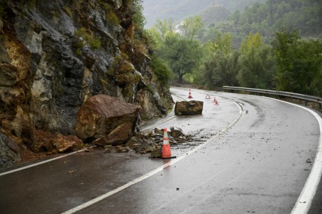 Emergencias gestiona 115 incidentes por las lluvias en la Comunitat, 53 en Castellón