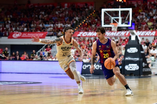 El UCAM Murcia CB recibe al líder Barça aún sin el alero cubano Sant-Roos y buscando redimirse