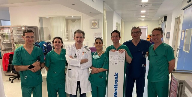 Implantan el primer marcapasos sin cables con sincronía auriculoventricular de la Región en el Santa Lucía de Cartagena