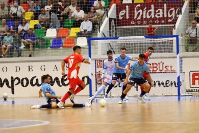 El Jimbee es goleado en un partido en el que para colmo de males se lesionan Chispi y Pablo Ramírez