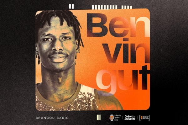 Valencia Basket firma por tres temporadas al escolta senegalés Brancou Badio