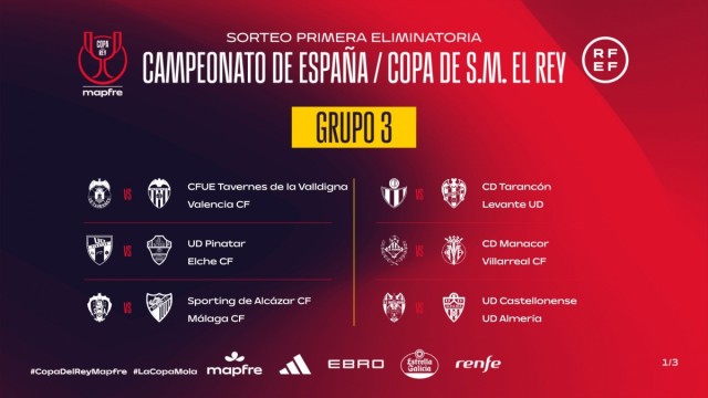 El Elche CF regresará a San Pedro del Pinatar (con permiso de la RFEF), el CD Eldense jugará en Palma de Mallorca y el CD Alcoyano recibirá al RCD Mallorca