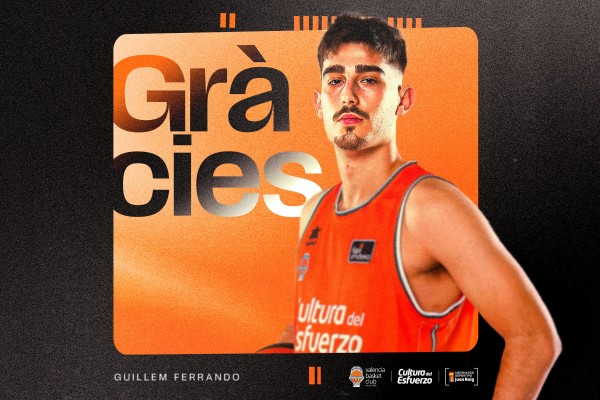 Guillem Ferrando termina su etapa en Valencia Basket