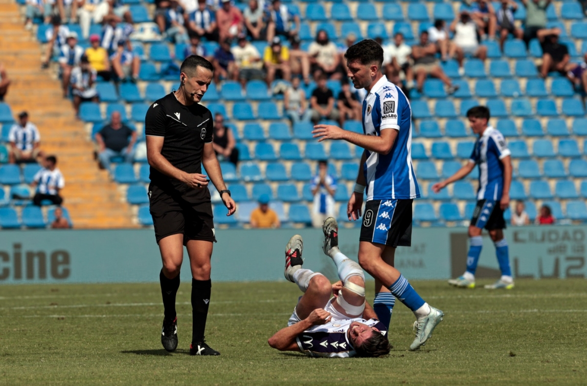 El árbitro del encuentro Hércules CF-Real Jaén CF