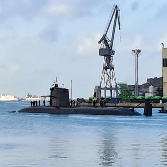 Submarinos S-82, en julio, en pruebas. 