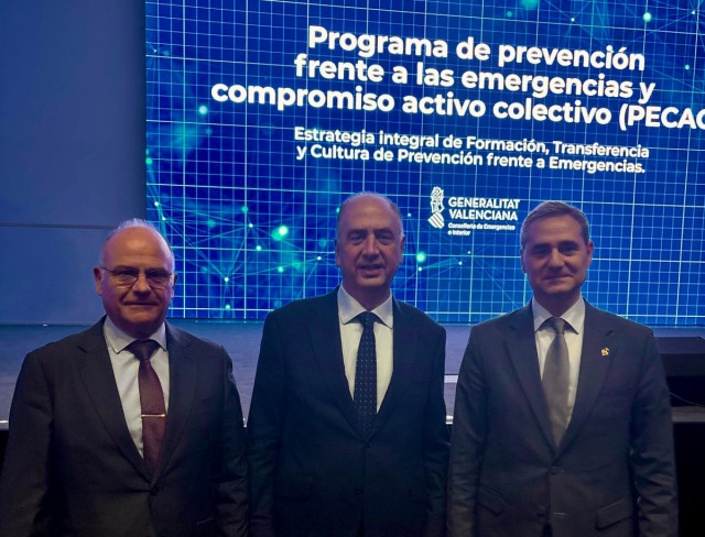 Castelló se interesa en València por un programa autonómico para formar a la ciudadanía ante emergencias