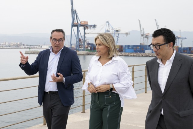 La Diputación y PortCastelló abordan el estado de las infraestructuras portuarias en un encuentro