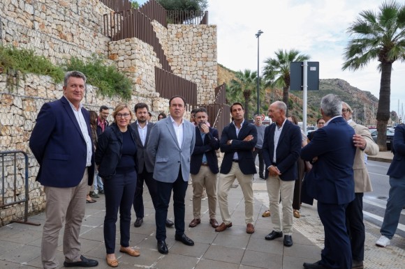 El puerto de Xàbia estrenará un mirador panorámico sobre el mar integrado en el nuevo aparcamiento