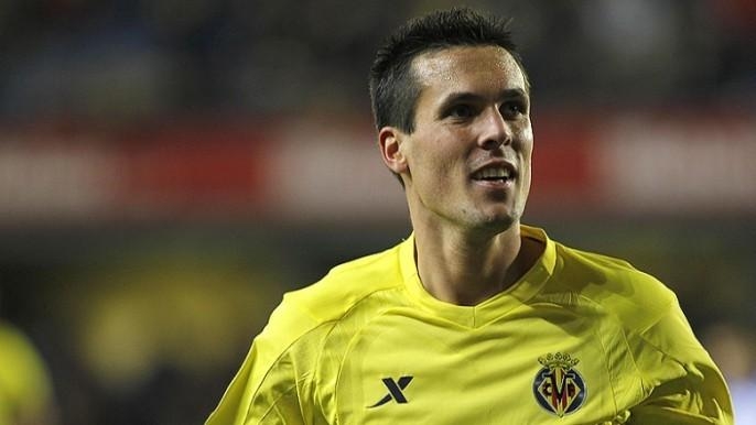 Jérémy Perbet en su debut con el Villarreal.